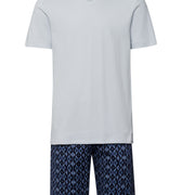 Night And Day Cotton Pajama Set | Blue Diamonds 75107-3023